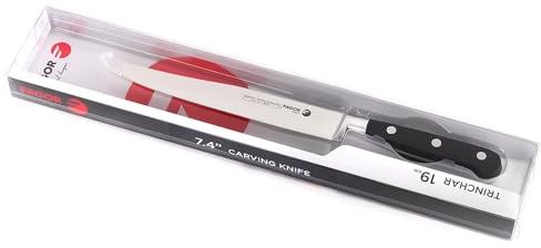 Fagor Couper Profi-Küchenmesser Tranchiermesser 19 cm Klinge Edelstahl Dicke 2,5 mm, Zum Filetieren von Fleisch und Fisch, Ergonomischer Griff