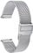 BERNY Mesh Watch Band Uhrenarmband mit Schnellverschluss Milanese Edelstahl Gliederarmband zum Austausch, einfach die Größe der Uhr zu ändern, 20mm, Edelstahl, Ohne Stein