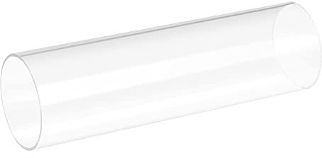 sourcing map PVC Transparent Rohr, Innendurchmesser 56mm Durchmesser 60mm LÄNGE 200mm Acryl Kunststoffrohr für Lampenbau, Stehlampen, Möbel