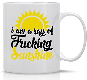 CBTwear I'm A Ray of Sunshine 11oz Sarcastic Funny Ceramic Coffee Mug and Tea Cup-Yet, Despite The Look On My Face, You're Still Talking-Of Course I Talk To Myself Sometimes-Need Expert Advice