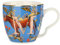 KASANOVA Tazza in porcellana Letter M, 48 cl, colore: Blu Tavolo, Tè & Caffè