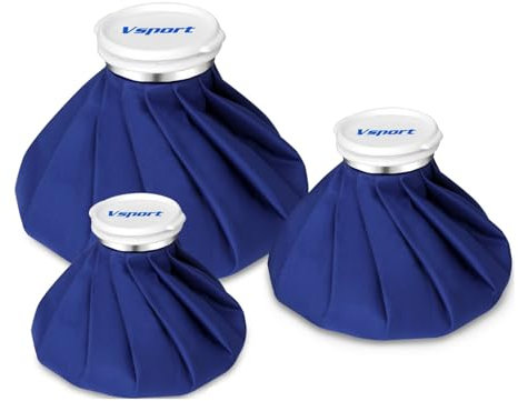 Vsport Ice Bag for Injuries,Reusable Ice Cold Pack, Hot & Cold Therapy and Pain Relief, First Aid Therapy Packs Relief and Reduce Sports Injuries,3 Pack (6/9/11)