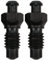 2 Stück Entlüftungsschraube M6 Hohlschraube Bremssattel Entlüfterschraube Titanlegierung Auspuffschrauben für XT XTR SLX, Schwarz