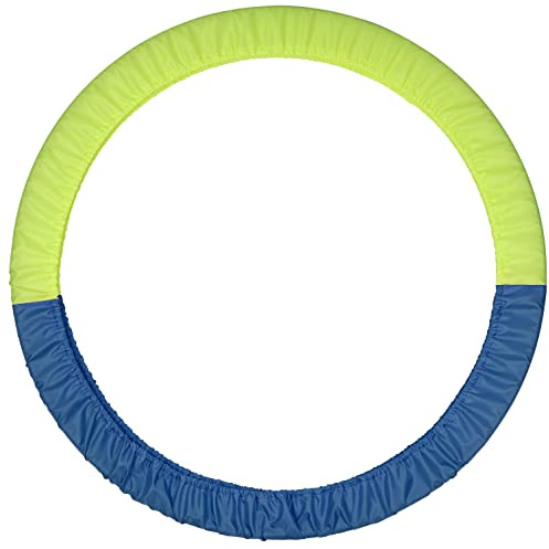 DRUNA Housse à Cerceaux 60-90 cm Indigo pour Gymnastique Rhytmique (Bleu Clair-Jaune)