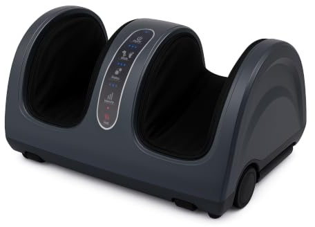 Medivon Pure Complete Total Shiatsu Fußmassagegerät mit Wärmefunktion, Foot Massager, Fuß Massagegerät