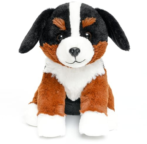 WEIGEDU Berner Sennenhund, Stofftiere, Welpe, Plüschspielzeug für Jungen, Mädchen, Kinder, Geschenk, Geburtstag, 30,5 cm