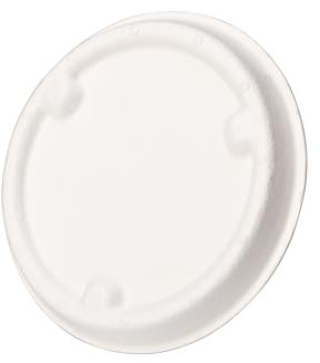ECOPICNIC Tapas para salsera de 30 ml, 60 ml, 100 unidades, tapas desechables de caña de azúcar
