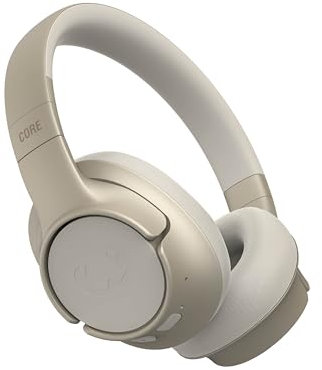Fresh 'n Rebel Clam Core Bluetooth kopfhörer Over Ear mit ENC-Mikrofon (perfekte Anrufe), Kabellose kopfhörer mit Lautstärkeregler und Tasten für Wiedergabe/Pause, 45h Spielzeit (Beige)