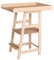 Schardt - Lernturm Fabi - Mit abnehmbaren Wickelaufsatz - Lernturm für Kinder Natur lackiert - Buche massiv - 3 Fach höhenverstellbare Trittfläche - Belastbar bis 60 kg - H: 93cm,B: 59cm,T: 76cm
