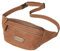 DRAKENSBERG Leder Bauchtasche 'Mel' (L) groß für Damen und Herren - Lässige Hüfttasche und Gürteltasche, 2,5L - Havanna-Braun, DR00309-L