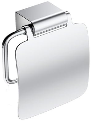 Vigour WC-Papierrollenhalter clivia mit Deckel verchromt