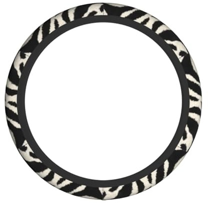 Lenkradbezug mit Zebra-Tierdruck, Autozubehör, universal, elastisch