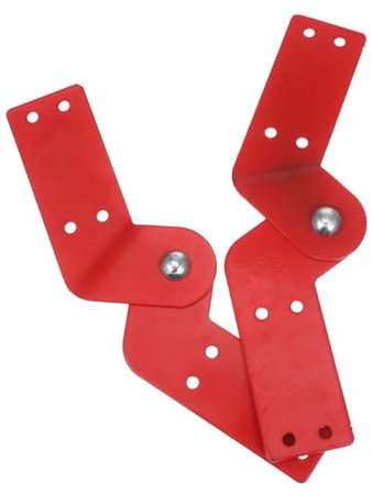 QUMIIRITY Engineered Ladder Hinges Galvanized Steel Telescopic Ladders Hinges Attic Parts