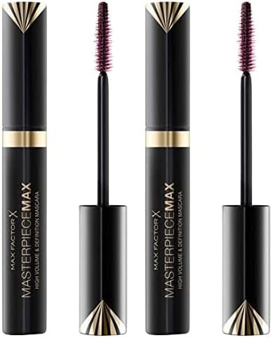 Max Factor Masterpiece Max Mascara Braun/Schwarz – Langanhaltende Wimperntusche für Definition und Volumen – 1 x 7.2 ml, 7.2ml (2er pack)