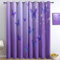 Gardinen Wohnzimmer Vorhang Lila Blickdicht Verdunkelungsvorhänge 3D Druck Aquarellhintergrund Blauer Schmetterling Ösenvorhang H260 x B140 cm 2Er Set Kinderzimmer Schlafzimmer Ösenschal Schallschutz