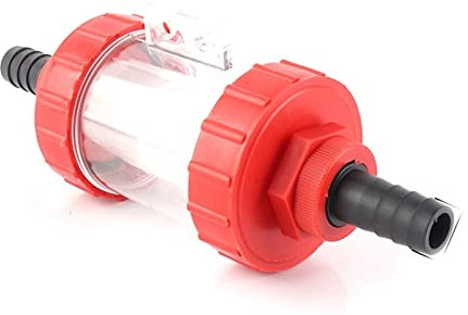 UDJKSHAL Maschenfilter, Pumpenfilternetz, 3/4(19 mm) 1(24 mm) Kolbenpumpen-Schlauchleitungsfilter Wasserstrahler-Bewässerungssprüher Saugfilter Aquarium Transparentes Sieb(19mm Hose Filter)