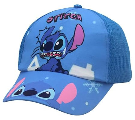 SASA baby Stit Kinder Baseball Cap, Mesh Atmungsaktiv, Blau -Design