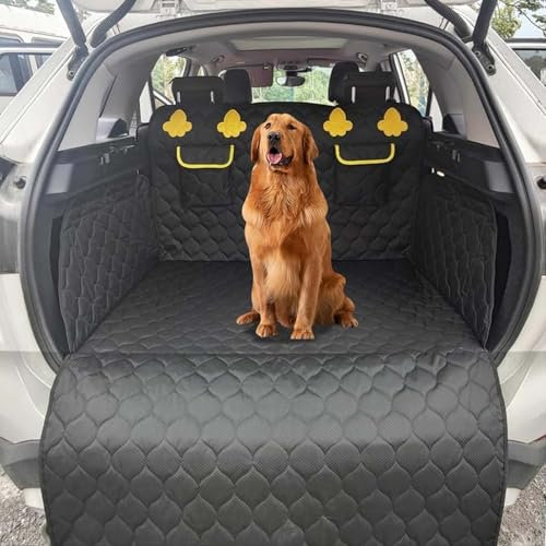 LFSYYD Auto Kofferraum Schutzmatte für Seat Arona/Seat Ibiza 2018-2024, Kofferraumschutz Hund Hundedecke Kofferraum Ladekantenschutz Wasserdicht Kratzfest Zubehör