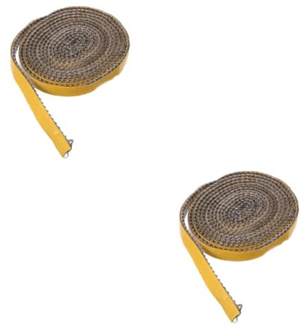 Kisangel 2 Rollen Herd -dichtungsband Universal- Versiegelung Tür Streifen Kaminisolierung Hitze Entwurf Kamindichtung Holzofeneinsatz Für Kamin Kamineinsatz Aus Holz Ofendichtung Glasfaser