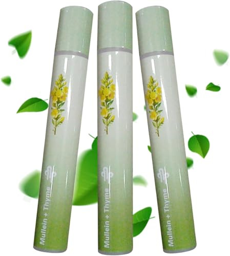 Pack of 1 Herbal Lung Cleaner Inhaler, Mullein Herb Cleanser, Gauze Leaf Extract, Natural Breath Cleaner for Smokers, Coughs, Teenagers, Old People