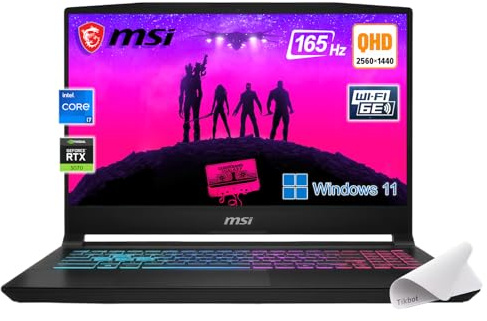 msi Katana 15 15.6” 165Hz QHD Gaming Laptop: Intel Core i7-14650HX, NVIDIA Geforce RTX 5070-Window 11-W/Mouse Pad (32GB RAM | 2TB PCIE SSD)