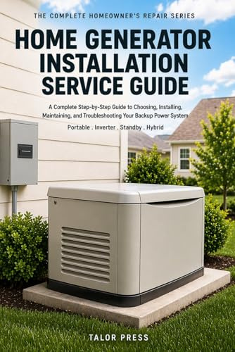 Home Generator Installation & Service Guide: The Complete Homeowner's Manual for Selecting, Installing, Wiring, and Maintaining Standby and Portable Generator Systems