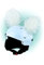 Crazy Ears Helm-Accessoires Ohren Katze Tiger Lux Frosch, Ski-Ohren geeignet für Skihelm, Motorradhelm, Fahrradhelm und vieles mehr, CrazyEars:Weiße Yeti Ohren
