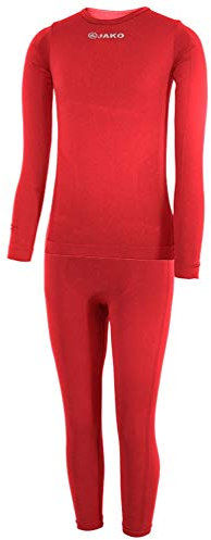 JAKO Kinder Kinderset Underwear Unterwäsche, Rot, 164/176