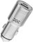 7PETAL Multi-Function Car Charger Carbon Monoxide Detector 2 Ports 2.4A USB Charger, 304 Stainless Steel Car Safety Hammer Compatible with iPhone, iPad, Samsung Note 9/Galaxy S10/S9/S8