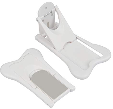 FOCCTS 2 pcs Bloque porte coulissante, verrouillage de sécurité pour bébé bloque-fenêtre placard serrures sécurité, bloque fenetre sans percage