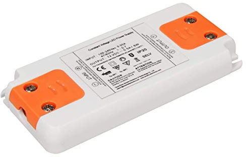 McShine LED-Trafo Transformator Slim | 230V auf 12V stabilisiert (1–6W) | Niedervolt-Lampen, LED-Stripes G4 MR11 MR16