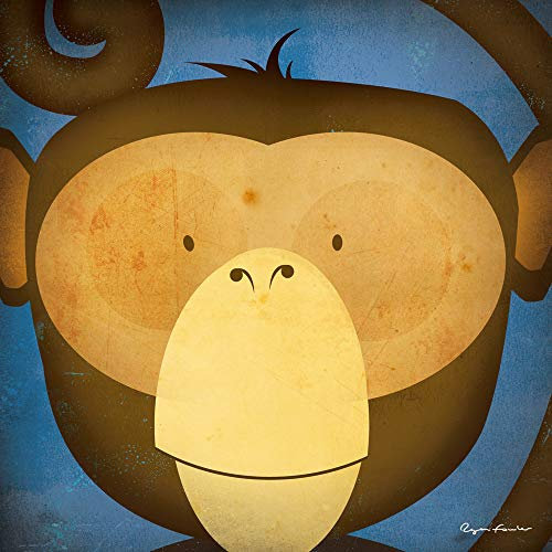 International Graphics Fertigbild - Fowler, Ryan - ''Monkey Wow'' - 30 x 30 cm - Direktdruck auf Acryl