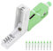 VBESTLIFE 10Pcs Fiber Optic Quick Connector Embedded SC/for APC Fast Cold Connecting Joint Adapter for 2.0/3.0 or FTTH Patch Cord
