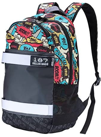 187 Killer Pads Zaino Standard Issue Zaini Multiuso di Base, Multi, Taglia Unica Unisex-Adulto