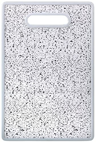 Tagliere in plastica effetto marmo, design maculato, 20 x 30 cm