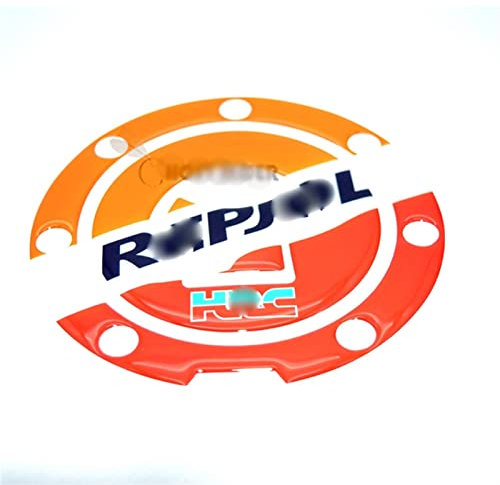 Für CBR600RR CBR1000RR REPSOL HRC CBR Für FIREBLADE Motorrad Tankdeckel Schutz Aufkleber Tank Pad Cap Aufkleber rutschfeste Aufkleber (Color : D)