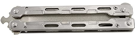 Knife Sharpener, Folding Pocket Diamond Whetstone Handheld Sharpening Stone for Outdoor, Camping, Kitchen and Garden