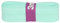 Schrägband 3m x 20mm Baumwolle gefalzt 60 Farben Einfassband Saumband, Farbe:285 mint