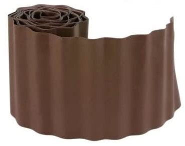 Garden Mile 20cm x 9M Lawn Edging Borders, Corrugated PVC Garden Edging Border - Landscape Edging - Flexible Long Strips DIY Edging for Vegetables Raised Bed, Pathway, Patio, landscaping