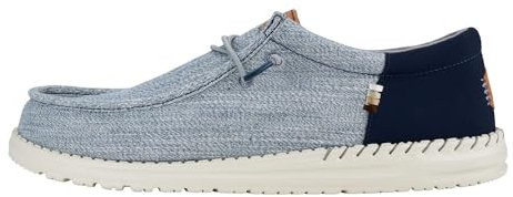 HEYDUDE Wally Funk Nylon Craft Herren - Slip on Schuhe - Mokassin Stil, Navy, 45