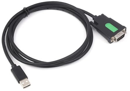 Waveshare Industrial USB to RS232 Adapter with Original FT232RL FTDI Chip,USB Type A to RS232 Male DB9 (9Pin) Serial Converter Cable for Cashier Register,Modem,Scanner,Digital Cameras, 5FT/1.5m