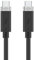 PDMAX Thunderbolt 4 Cable, USB C Thunderbolt Cable Supports 8K/5K/4K Display/40Gbps Transfer/240W Charging, for Macbooks/iMac/Studio Display/Pro Display XDR/Dock and More(2.6FT,Silver Interface)