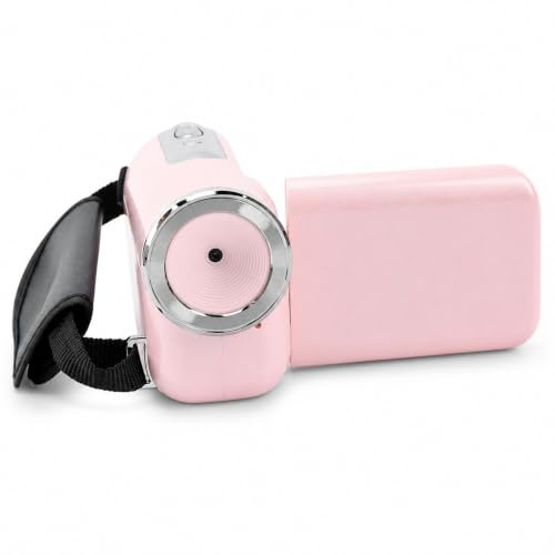 Elprico Videokamera-Camcorder, HD 16 MP Digitalkamera-Recorder für Vlogging, Kinder-Videokamera, 2-Zoll-TFT-Bildschirm, 18-facher Zoom, Vlogging-Camcorder für Kinder,