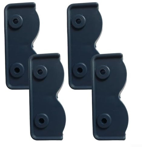 CioNeL 4 Stück Schwarze Baldachin-Ersatzteile, Ersatzverbinder for rechteckige Halterungen, Pavillon-Ersatzverbinder, Ersatzteile for Pop-Up-Pavillonzelte, Gartenmöbel