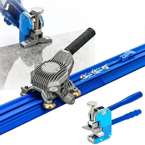 ylpddmm Fliesenschneider mit Einer Gesamtschnittlänge von 2,2 m/1,3m/3 m/3.8m, manuelle Fliesen für große Fliesen, Porzellan, Keramik,Großformat-Fliesenschneider mit präzisem und,3.8M