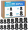 Cable Glands Mixed Set (8 Pack Black)