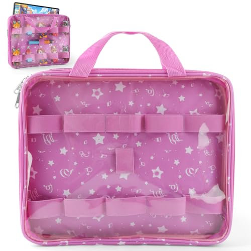 Taladad Tasche für Edurino Figur und Stift, Kompatibel mit 8 bis 10 Zoll Kinder Tablet, Tasche für Tiptoi Stift und Bücher (Rosa)