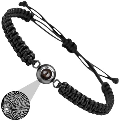 HASAIKA® Projektion Armband Foto, Personalisiertes Projektions Armband, Geeignet für Paare, Frauen, Männer, Geschenke zum Valentinstag, alltägliche Geschenke