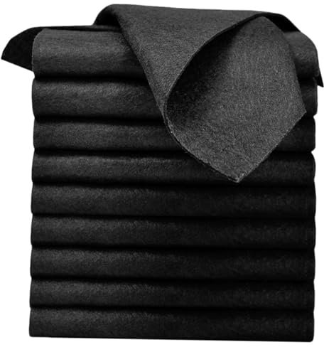 Cabilock 10pcs Kitchen Dishcloths Absorbent Fast-drying Household Cleaning Rags for Dishwashing and Cutlery, Convenient Reusable Washcloths 40x50cm for Home Kitchen Cleaning