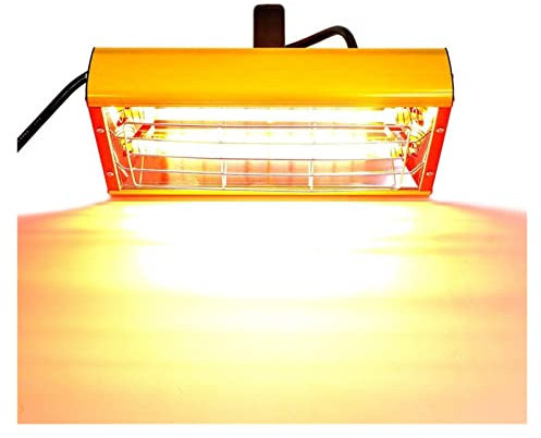 BASSFLY Lacktrockner Infrarot, 2000W Infrarot-Lackhärtungslampe Handheld Kurzwellen-Backen-Infrarot-Lackierkabinenheizung Infrarot-Heizlampe Trockner for Aushärten von Lacken an der Karosserie